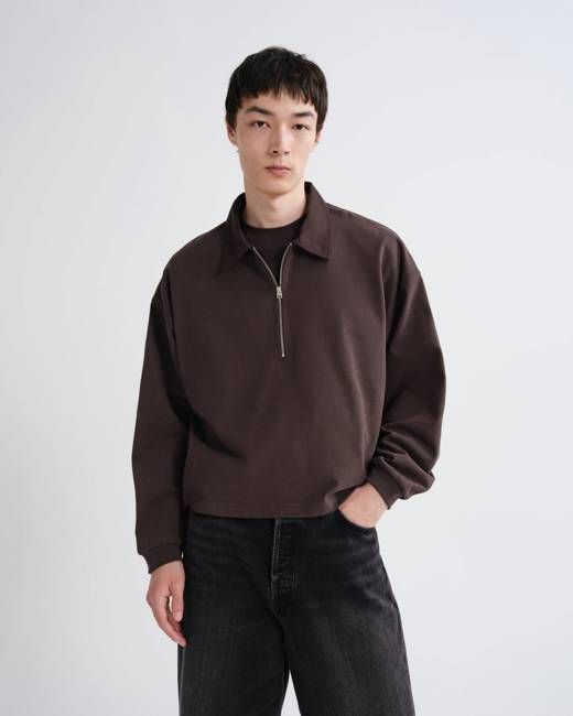 Agolde Darius Polo in Forge