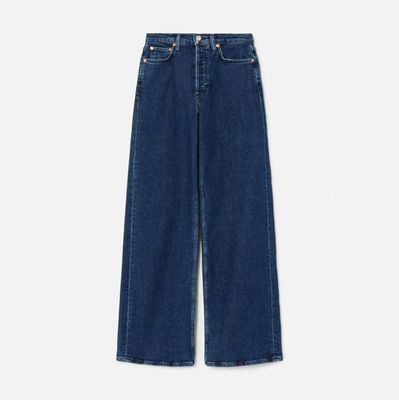 Comfort Stretch 70s Ultra High Rise Wide Leg - Dark Rinse Tonal