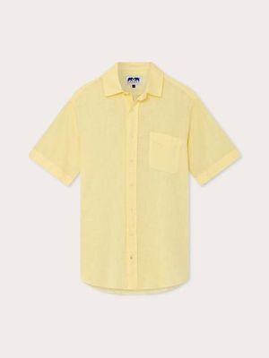 Men's Limoncello Manjack Linen Shirt