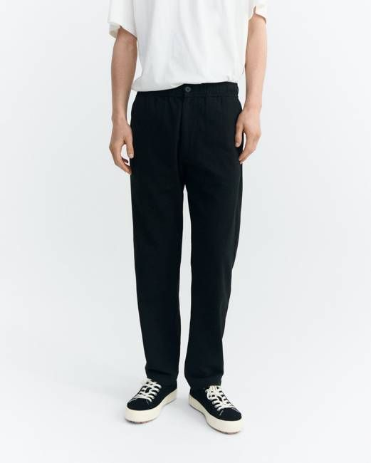 Travel light black straight pants