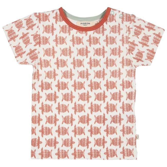 Short Sleeve T-Shirt - Turtles, Orange