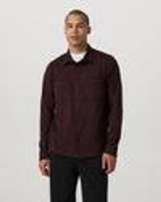 Coronado Shirt Jacket | Men's Mahogany Heather Jacket | Vuori