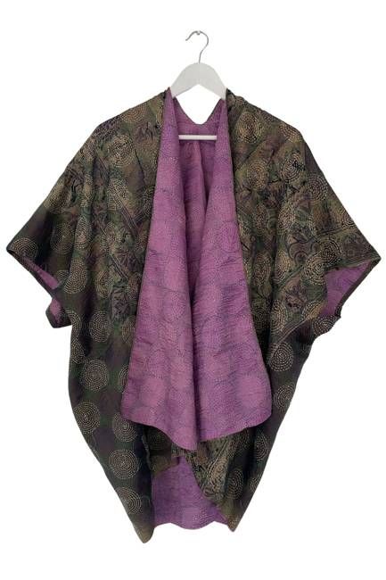 Vintage Silk Trudi Poncho No.88 Jodhpur Edit