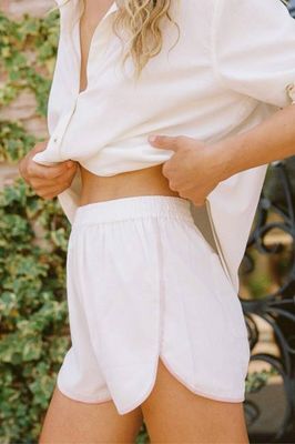 The Sally Short | Alabaster Crinkle