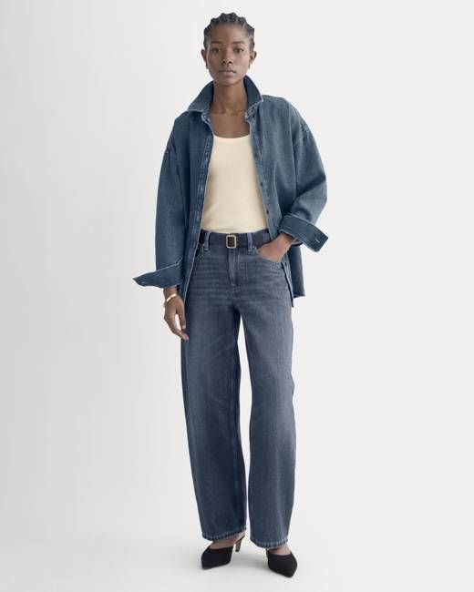 Loose Curve Jean | Tungsten Dark