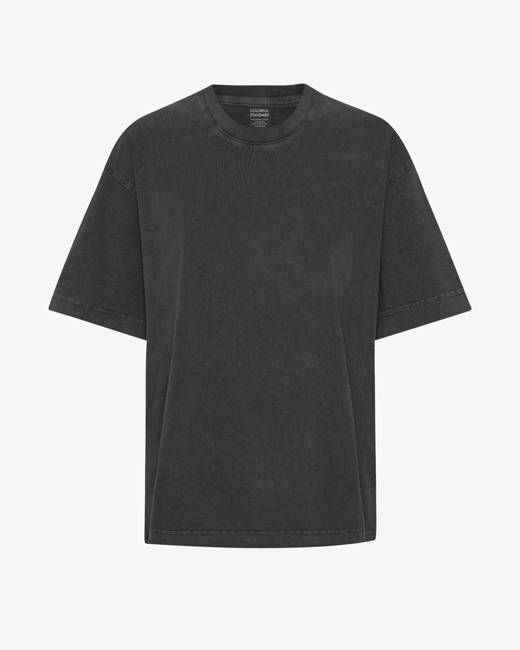 Oversized Organic T-Shirt - Faded Black