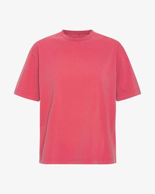 Oversized Organic T-Shirt - Faded Red