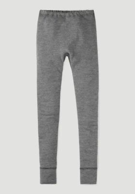 Long underpants made from organic cotton with organic new wool and silk