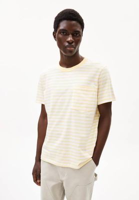MAARKOS POCKET STRIPES | early yellow-broken white