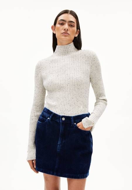 ALAANIA TWEED | oatmilk-black