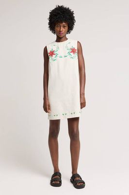 June Swoon Dress in Red Lily