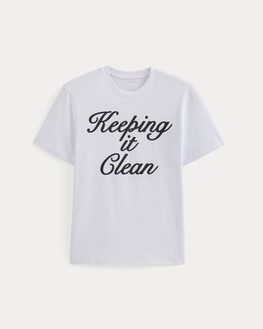 Script Logo Tee | White
