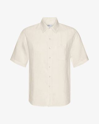 Linen SS Shirt - Ivory White