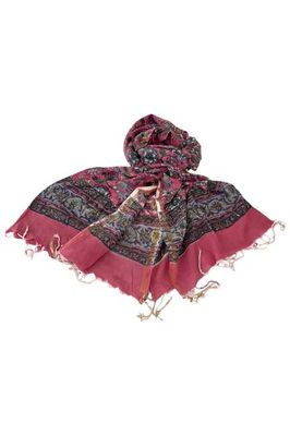 Stola Nr. 17 aus Baumwolle mit Blockprint Jodhpur Bearbeiten