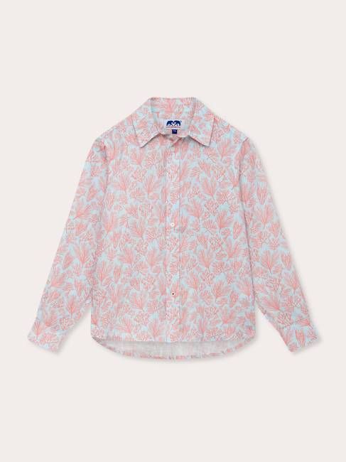 Kids Crazy Coral Abaco Linen Shirt