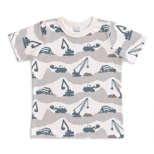 Short Sleeve Tee - Construction Slate Blue & Grey