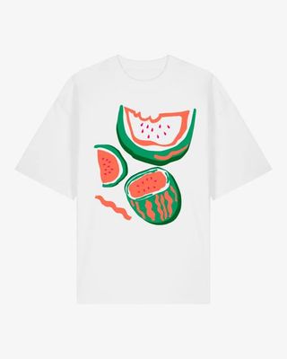 Miss Pompom Unisex Oversized Watermelon T-Shirt