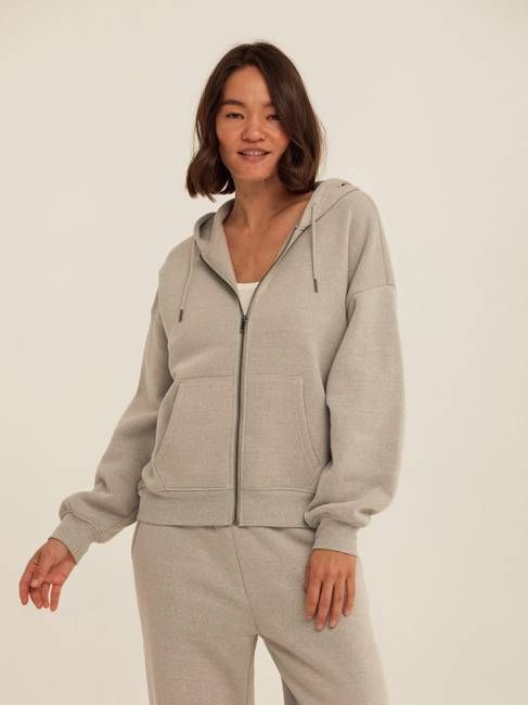 Corissa Triblend Fleece Zip Hoodie