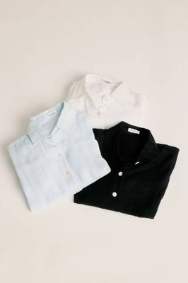 Playa Linen Boyfriend Shirt 3-Pack