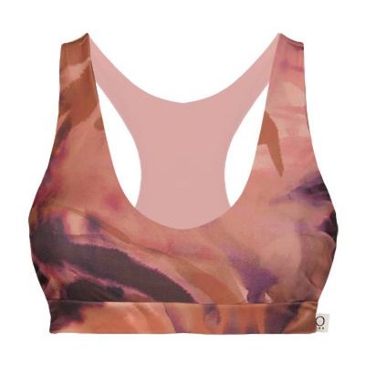 Recycling Bikini-Top Ijoris Palm + rost (orange) - kaufen