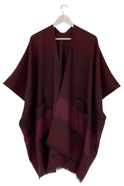 NEW! Wool Poncho Trudi Port