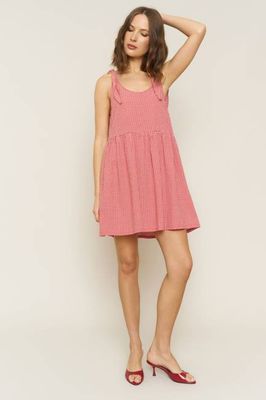 Kate Dress in Red Gingham