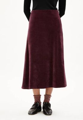 VOLAGAA VELVET | dark cranberry