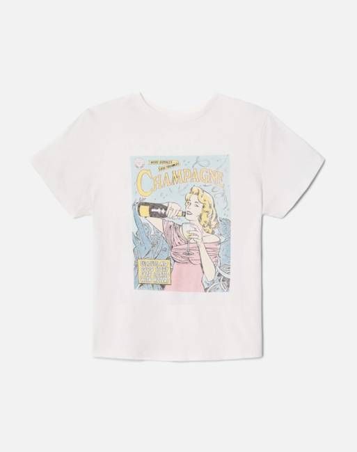 Classic "Bubbles" Tee - Vintage White