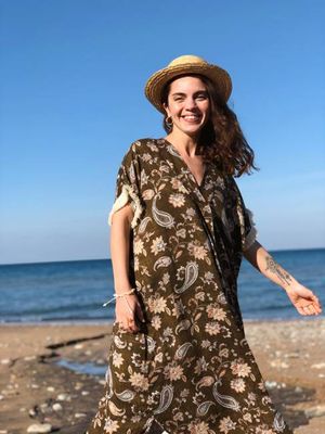 Paisley Kaftan Dress - Chillax.co