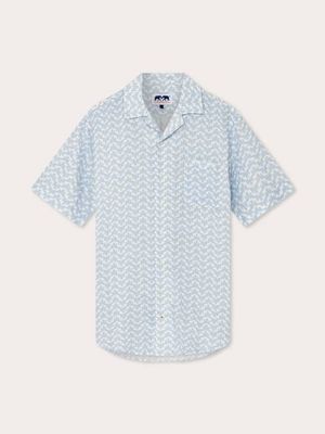 Men's Elephant Palace Sky Arawak Linen Shirt