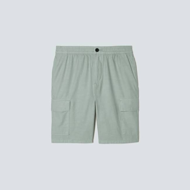 The Cotton Linen Short | White Sage