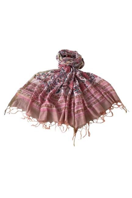 Chanderi Silk Cotton Blockprint Stole No. 7 Jodhpur Edit