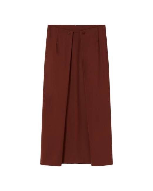Brown wool skirt Marty