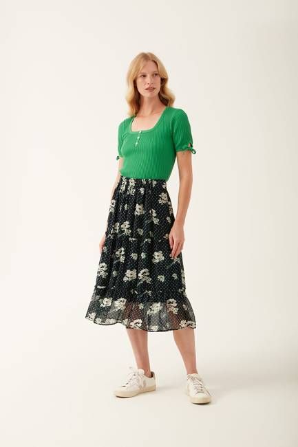 Lizzie Floral Dot Skirt