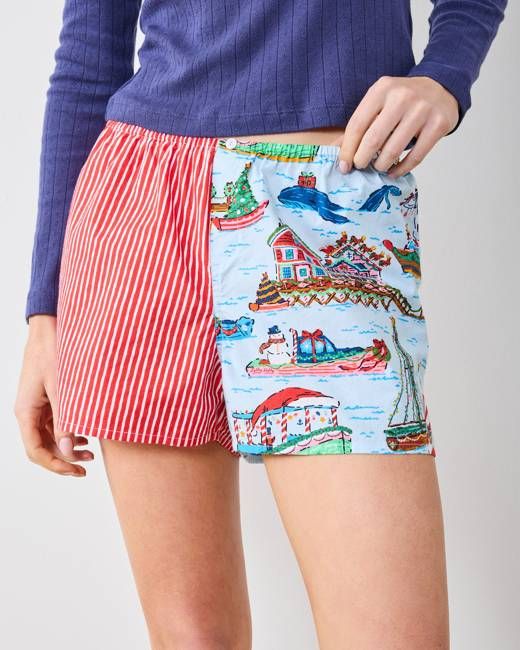 Sugar Plum Ferry - Bradshaw Boxers - Blue Sailboat
