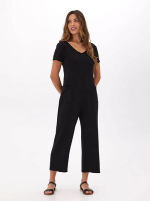 Rainey Modal Terry Short Sleeve Jumpsuit