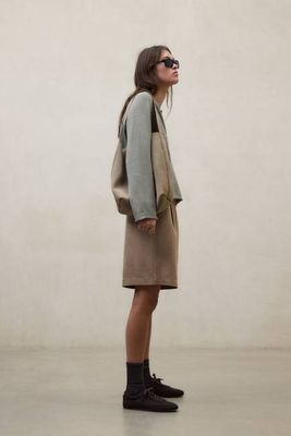 BEIGE VALENTINA SHORTS