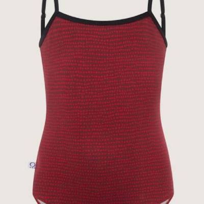 Bio Badeanzug Madri Petite, Dots rot - kaufen