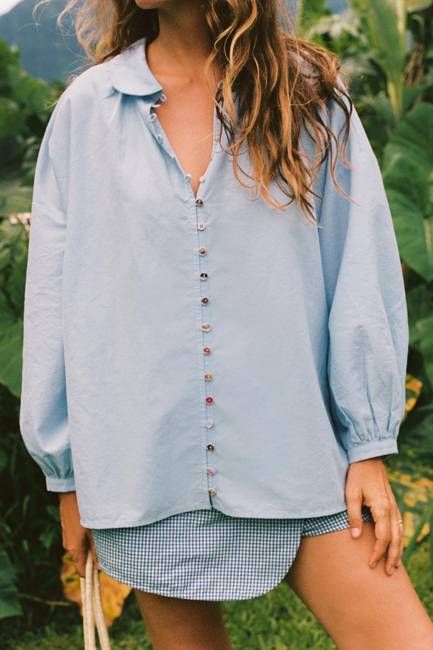 The Carol Blouse | Chambray