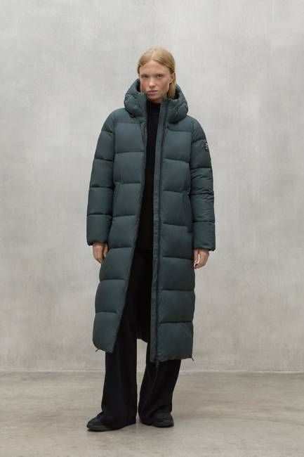 DARK GREEN BINAIA COAT