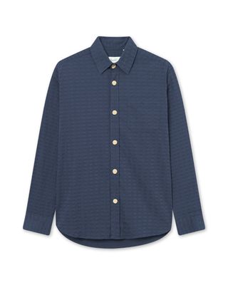 Foret Map Seersucker Shirt