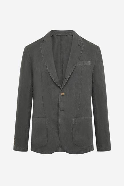 DARK GREY HEMP RAMA BLAZER