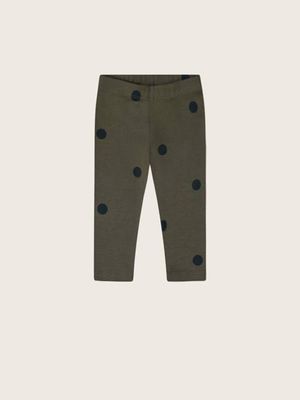 Olive Dots Leggings