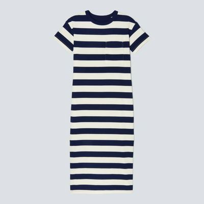 The Organic Weekend Maxi Dress | Navy / Canvas