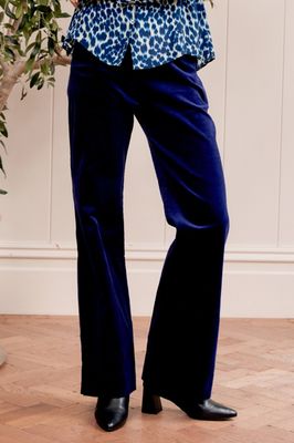 Juliette Stretch Corduroy Trouser | Atlantic Blue