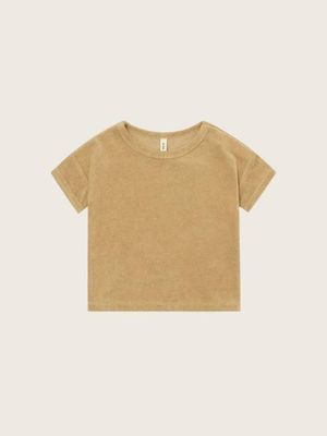 Wheat Terry Boxy T-Shirt