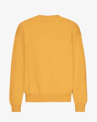 Organic Oversized Crew - Burned Yellow