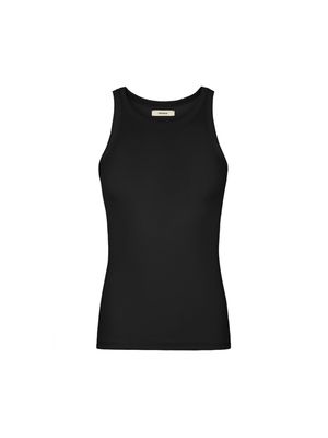 Archive Womens 365 Lightweight Rib Tank Top—black