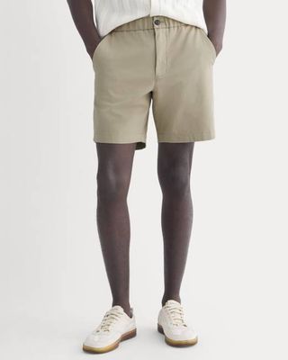 The Pull-On Performance Chino Short | Trench Coat Khaki