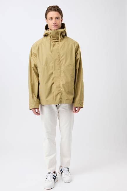 Kapuzenjacke mit verdeckter Knopfleiste (Breeze)